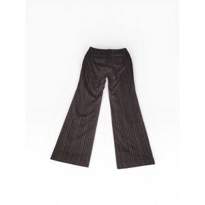 Ann Taylor Factory Pinstripe Wide Leg Pants | Brown | Size 4